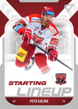 Petr Kalina Hradec Kralove Tipsport ELH 2022/23 SportZoo 2. serie Starting LINEUP #SL-27